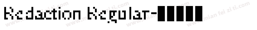 Redaction Regular字体转换